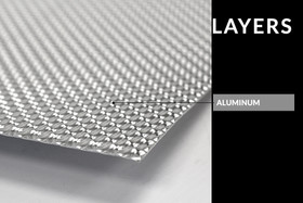 Heat Shield 0.2mm 50x70cm Embossed Aluminum