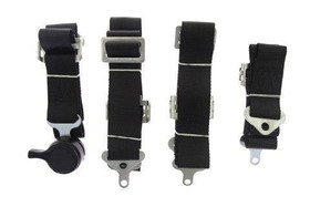 Racing harness 4-point 2" black – with Quick Release mechanism
