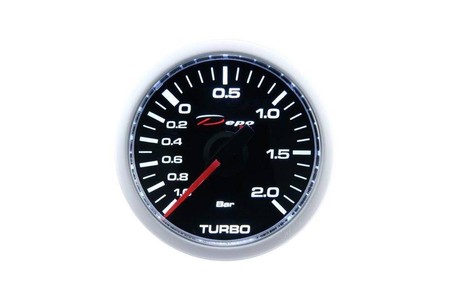 DEPO Gauge CSM 52mm - Turbo Electric - 1 to 2 BAR