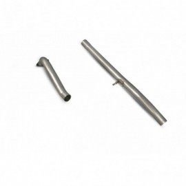 Rear Silencer Upgrade Ford Fiesta Mk7 1.0T EcoBoost (ST Rear Valance Fit) to CatBack Non-resonated