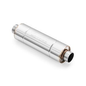 Sportowy Tłumik Przelotowy RM01 50mm Okrągły – Uniwersalny, Stal Kwasoodporna T304