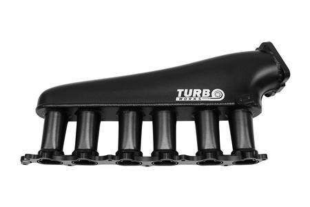 Intake Manifold Toyota Lexus 2JZ-GTE with Throttle Body and Fuel Rail Black