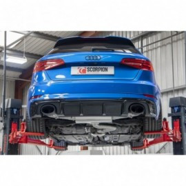 CatBack Audi RS3 8V Facelift Resonated Cat/GPF-back System with Valves