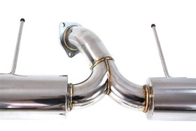 Nissan GT-R R35 (80mm | Straight-through muffler with silencer) Cat-Back Exhaust System