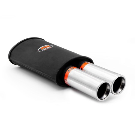 Sports silencer RM202 with two satin tips KPZS76/76DK