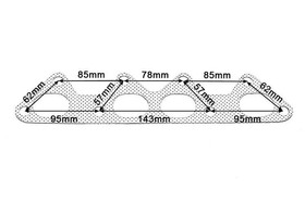 Kolektor wydechowy Honda Accord 1998-2002 4cyl