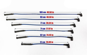 Przewody zapłonowe BMW 535I M5 635CSI 732I 735I 745I 84-95 Czerwone