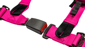 Racing seat belts SLIDE V2 pink 4p 2" E4