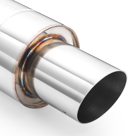 Round rear muffler TOK1 63/89/150/S with silencer