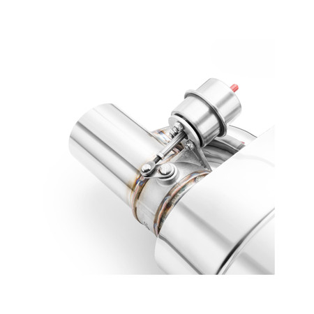 Muffler with vacuum valve EP400 63/300/L with embossing 