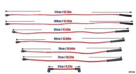 Przewody zapłonowe Jaguar Daimler XJS 5.3L V12 88-94 Niebieskie