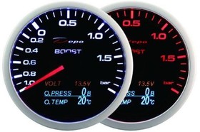 Gauge 60mm 4in1 Turbo/Volt/Oil Pressure/Oil Temperature Depo WA