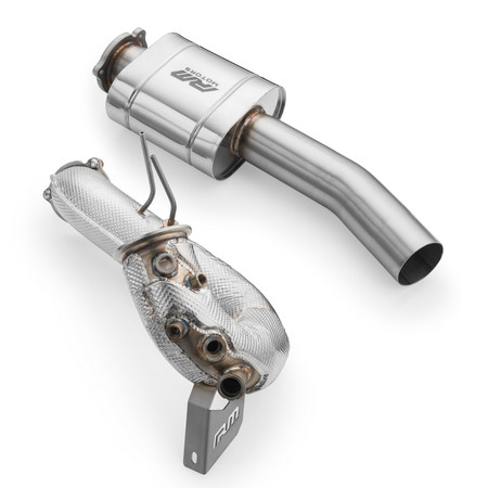 Downpipe zestaw Audi A7 Sportback 3.0 TDI z sekcją środkową i osłoną termiczną