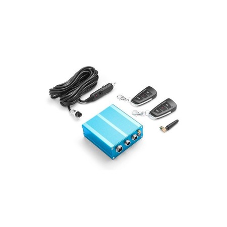 Free flow muffler with electric valve E300 63/300/L