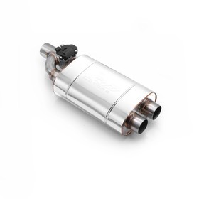 Tłumik przelotowy z zaworem elektrycznym EV03 63/300/E/L