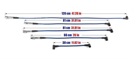 Ignition Leads Porsche 924 GT 2.0L 80-86 Blue
