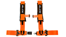 Racing seat belts SLIDE V2 orange 4p 3" E4 