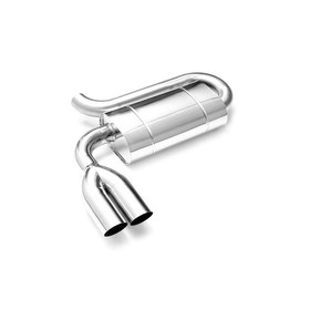 Universal elliptical muffler E206GP 76 with embossing