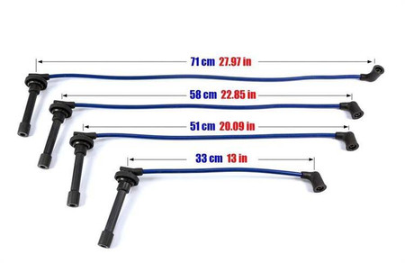 Ignition Leads Honda Civic Integra Aerodeck 98-01 Red