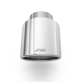 Angled polished stainless steel tip KSZP76/50DP with clamp