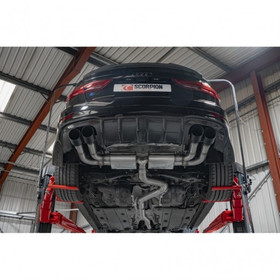 CatBack Audi S3 2.0T 8V Saloon Facelift GPF Non-resonated with Electronic Valves
