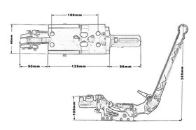 Hydrauliczny hamulec ręczny Professional Race Neo