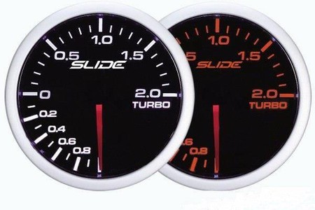 AUTO GAUGE SLIDE WA 52mm - Turbo Electric - 1 do 2 BAR