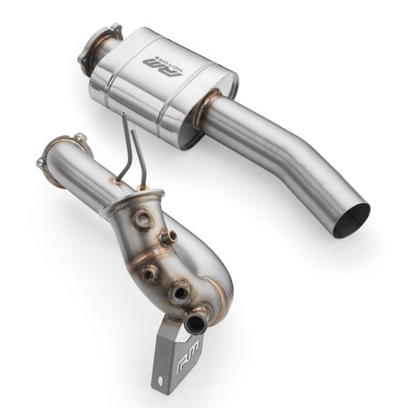 Downpipe zestaw Audi A5 S5/Cabriolet/Sportback/Coupe 3.0 TDI z katalizatorem OBD z sekcją środkową