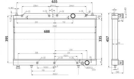 Performance Radiator Mitsubishi Eclipse 1990-1994