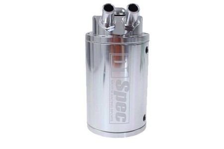 Oil Catch Tank 15mm Srebrny + Filtr D1Spec