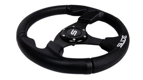 SLIDE steering wheel 320 mm leather black - 20 mm offset