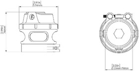 Blow Off Turbosmart Race Port 52mm Czarny