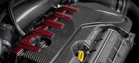 Osłona silnika Audi RS3 V2/TTRS 8S czarno-czerwona Eventuri 