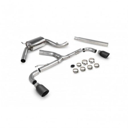 CatBack Volkswagen Scirocco R Resonated Predator