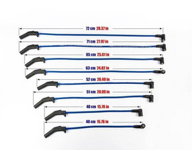 Przewody zapłonowe Land Rover Discovery Range Rover 4.0 4.6 V8 97-04 Niebieskie