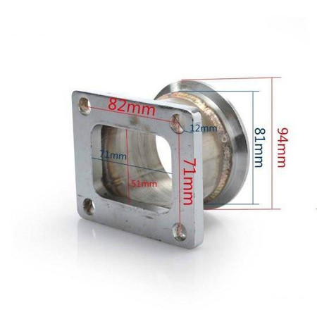 Turbo Flange T4 to 3" V-Band SS