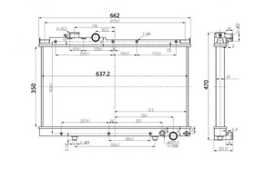 Sportowa chłodnica wody Toyota Celica Gt Mt 94-99