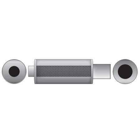 Round rear muffler TOK2 76/101/150/S