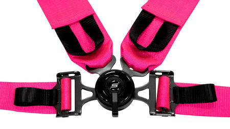 Racing seat belts SLIDE V2 Quick pink 4p 3"