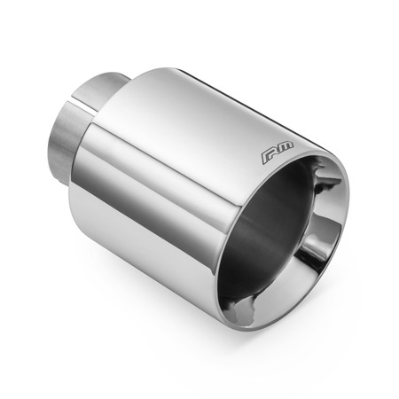 Straight polished stainless steel tip KPCP101/50DS with clamp