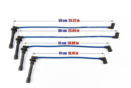 Ignition Leads Honda Civic Aerodeck 98-01 Blue
