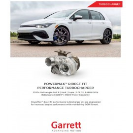 Turbocharger Garrett 550HP POWERMAX 921474-5001S GT2563 VAG 2.0L 8Y MK8 EA888 EVO4