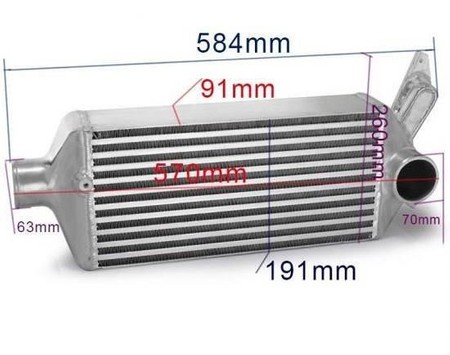 Intercooler Subaru Impreza WRX EJ25 GR GH 2.5T 08-17