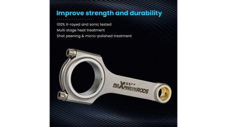 Forged Connecting Rods Honda Civic CRX Concerto 1.5 D15B2 Steel MaXpeedingRods