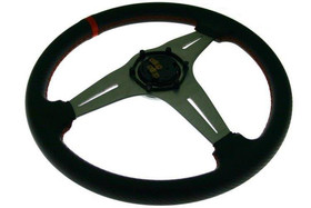 PRO sport steering wheel 350 mm red carbon – 20 mm offset