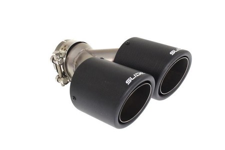 Podwójna końcówka tłumika 89 mm wejście 63,5 mm SLIDE