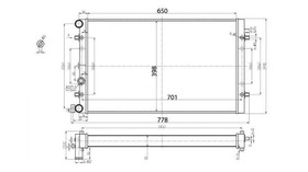 Sportowa chłodnica wody Audi TT 1999
