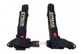 Sport Racing Harness 4-Point 3 Inch Black – EPMAN