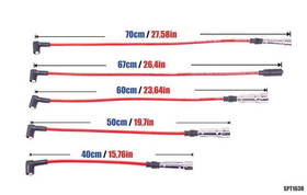 Przewody zapłonowe Seat AROSA Skoda Octavia Volkswagen Corrado Polo 84-03 Czerwone