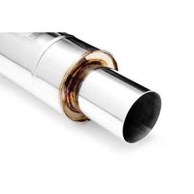 Round rear muffler TOK2 76/101/150/S with silencer